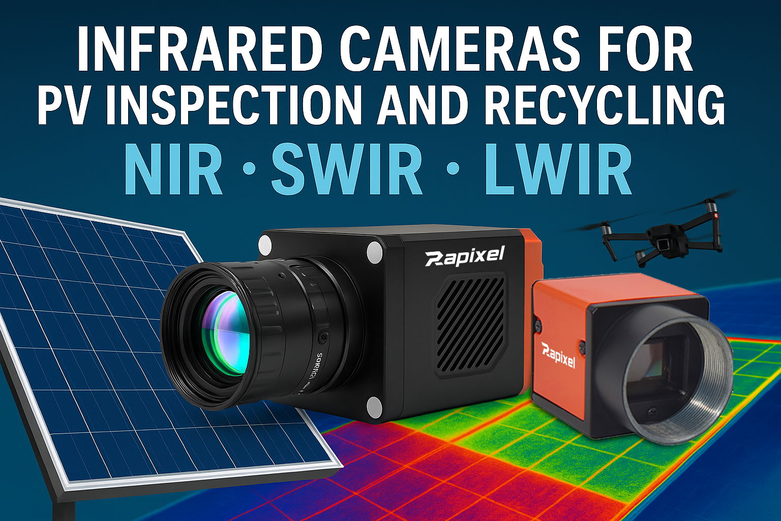 How Infrared Cameras (NIR · SWIR · LWIR) Transform Solar Panel Inspection and Recycling