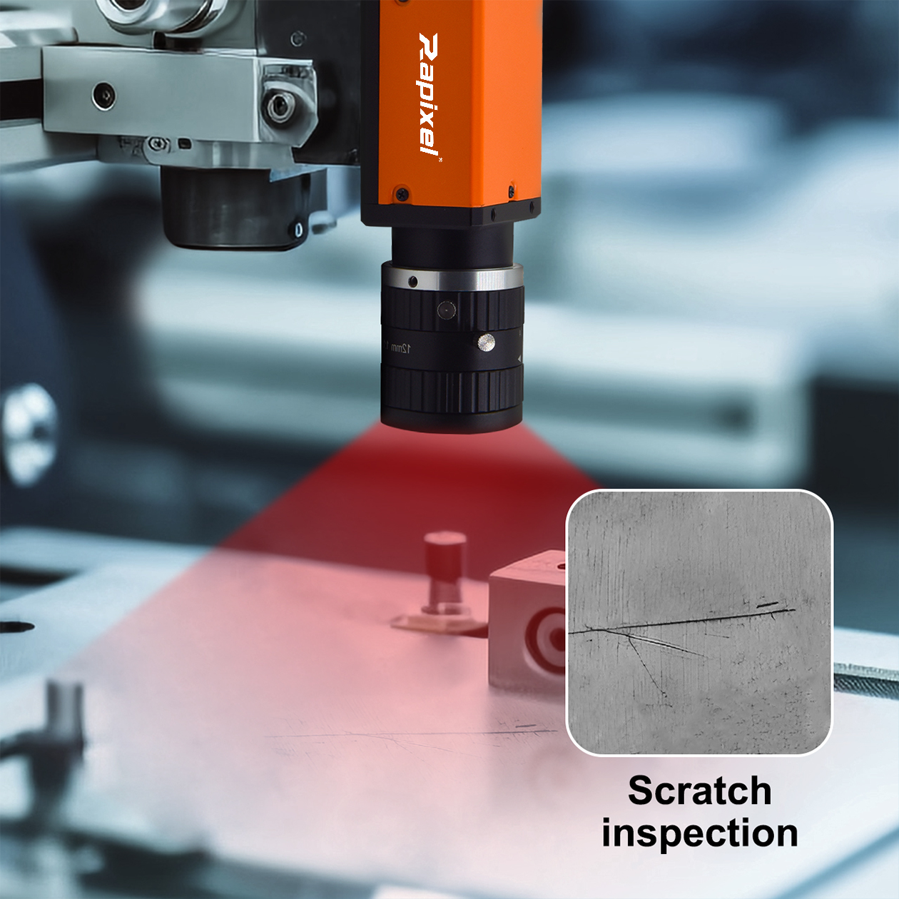 Mars5000S 5MP 20fps 68fps 2/3" IMX264 IMX250 GigE/USB3.0 Robotic Inspection Machine Vision Camera