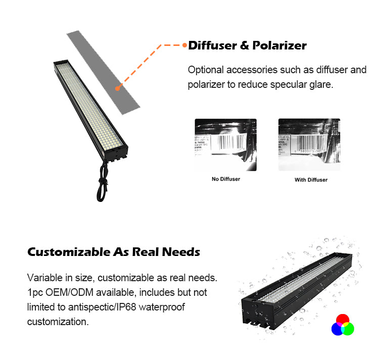 VT-LT2-HL Machine Vision LED Industrial Bar Light
