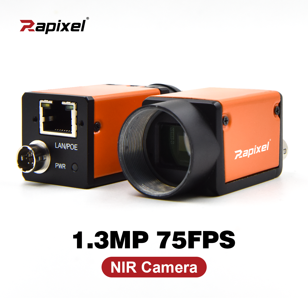 1.3MP 75fps 1/2" PYTHON 1300 GigE 400-1100nm Near-Infrared (NIR) Camera