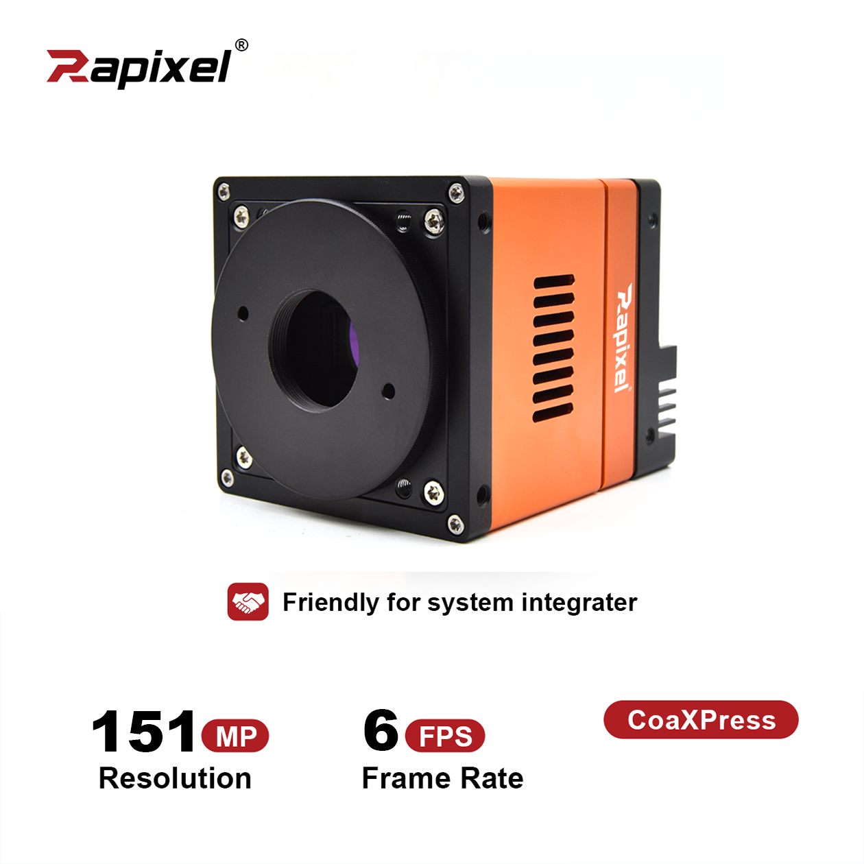 Mars151MS/MSC 151MP 6fps IMX411 CoaXPress Industrial Camera – Rolling Shutter with Optional TEC Cooling
