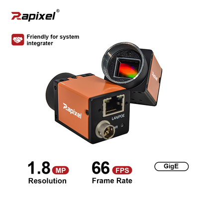 1.8MP 66fps 1.1" IMX432 GigE High Resolution Machine Vision Camera