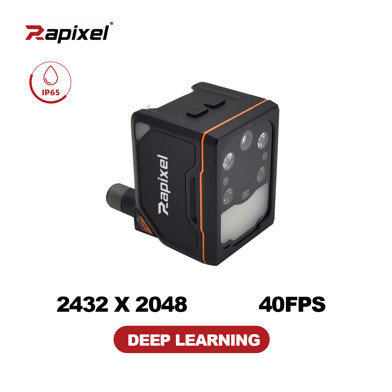 SM2-2432DLH  2432x2048 40fps 1/1.45" Code Recognition Deep Learning AI Vision Camera