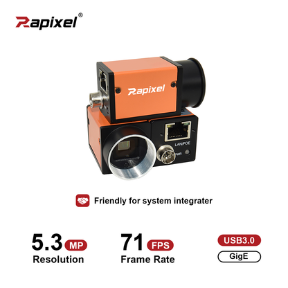 Mars5300X 5.3MP 20fps 71fps 2/3" XGS5000 GigE USB3.0 IC Mark Positioning Machine Vision Camera