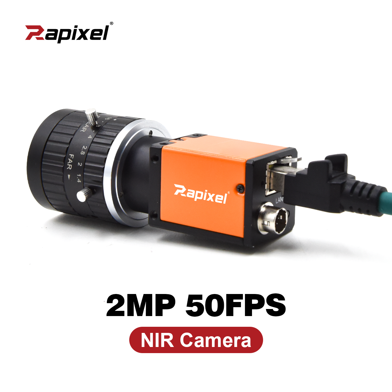 2MP 50fps 2/3" PYTHON 2000 GigE POE 400-1100nm Near-Infrared (NIR) Camera