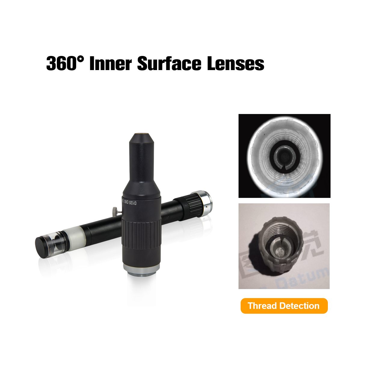 High Resolution 360°Inner Surface Lenses 1/3” 2/3” 70mm WD