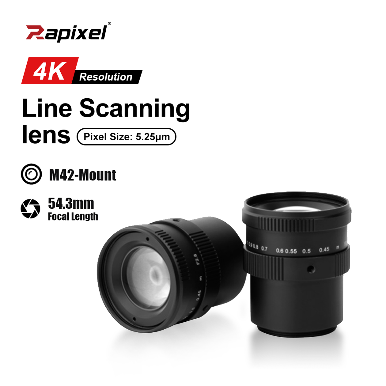 4K Series Line Scanning Lens