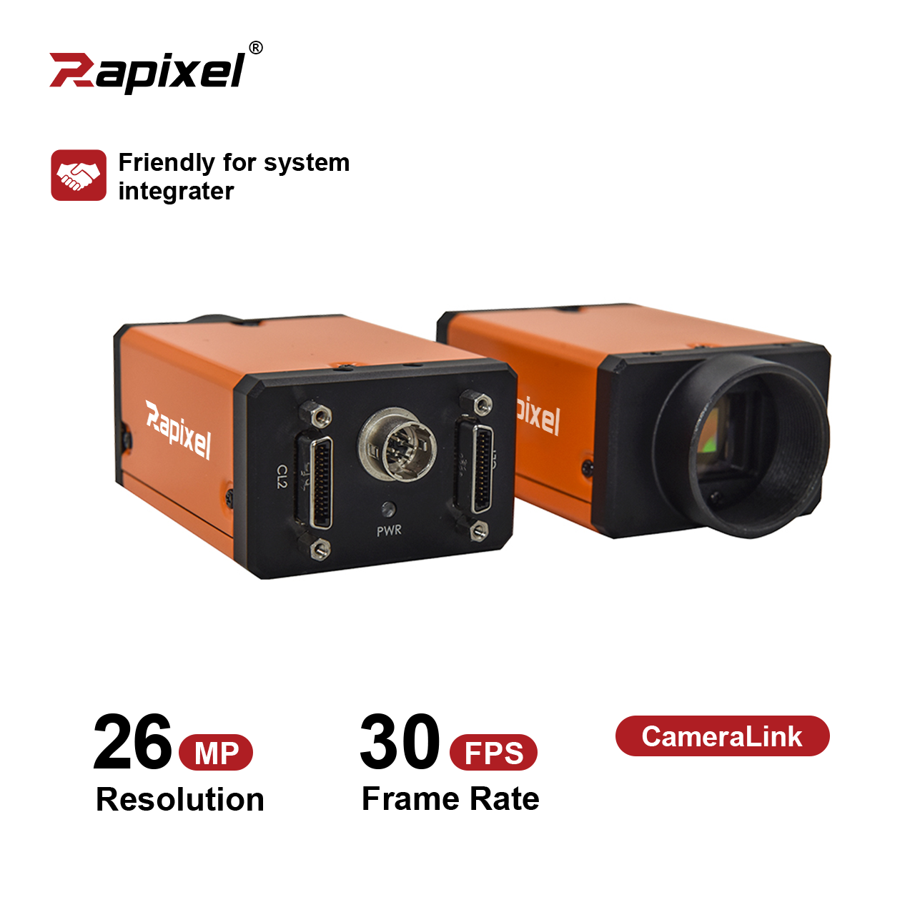 25MP 30fps 1.1" GMAX0505 CameraLink Industrial Machine Vision Camera