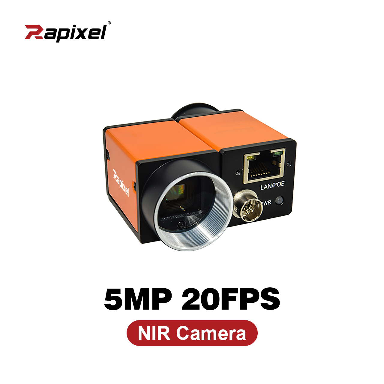 5MP 20fps 1" PYTHON 5000 GigE POE 400-1100nm Near-Infrared (NIR) Camera