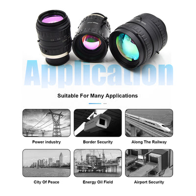 28mm Sensor Short Wavelength 900–1700nm FL 25mm C-Mount SWIR Lens