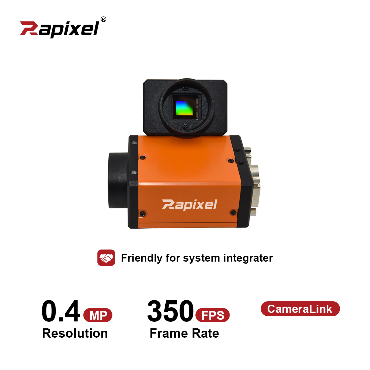 0.4MP 350fps 1/2.9" IMX287 CameraLink Industrial Machine Vision Camera