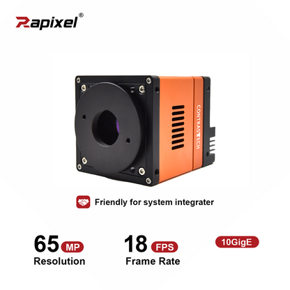 65MP 18fps Sensor Size 29.9mmx22.4mm GMAX3265 10GigE Global Shutter Machine Vision Camera