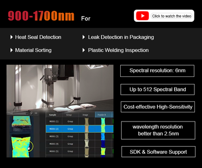 iRb17USW16M-FY 1280P 1024 Bands UAV Hyperspectral Camera | 900-1700nm