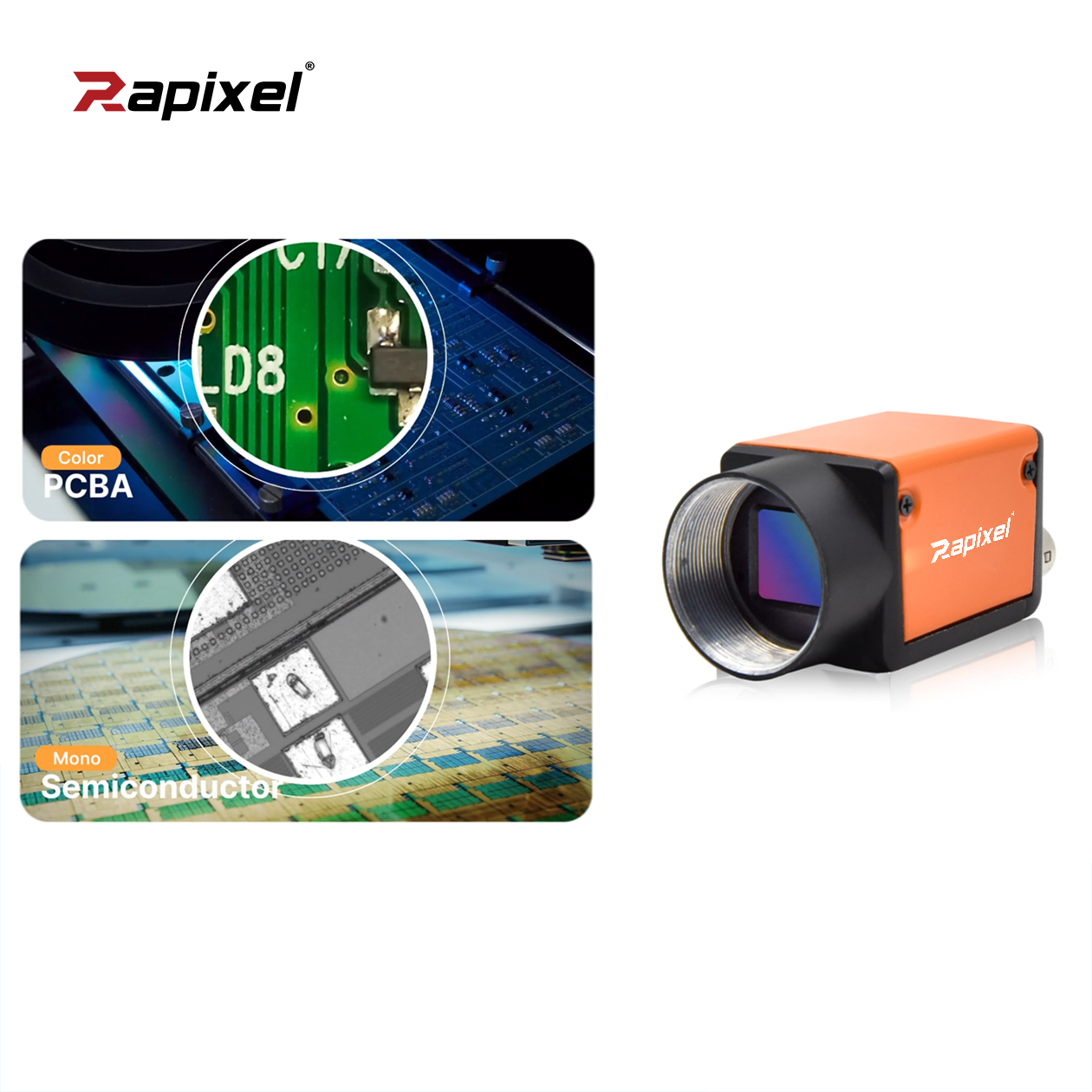 1.3MP 90fps 210fps 1/2" Python1300 USB3.0 GigE PoE Industrial Machine Vision Camera