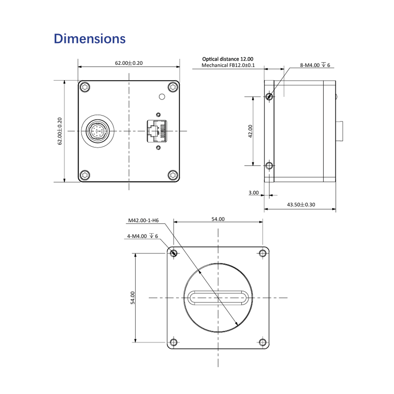 Mars8001C-L80CM 8K 7μm 80kHz CMOSIS CameraLink M72 Machine Vision Line Scan Camera