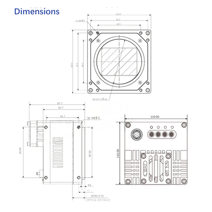 Mars151MS/MSC 151MP 6fps IMX411 CoaXPress Industrial Camera – Rolling Shutter with Optional TEC Cooling