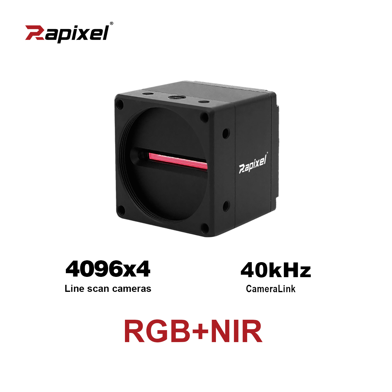 GAL 4K 40kHz Line Scan CameraLink M42 IR Correcting RGB & NIR Camera