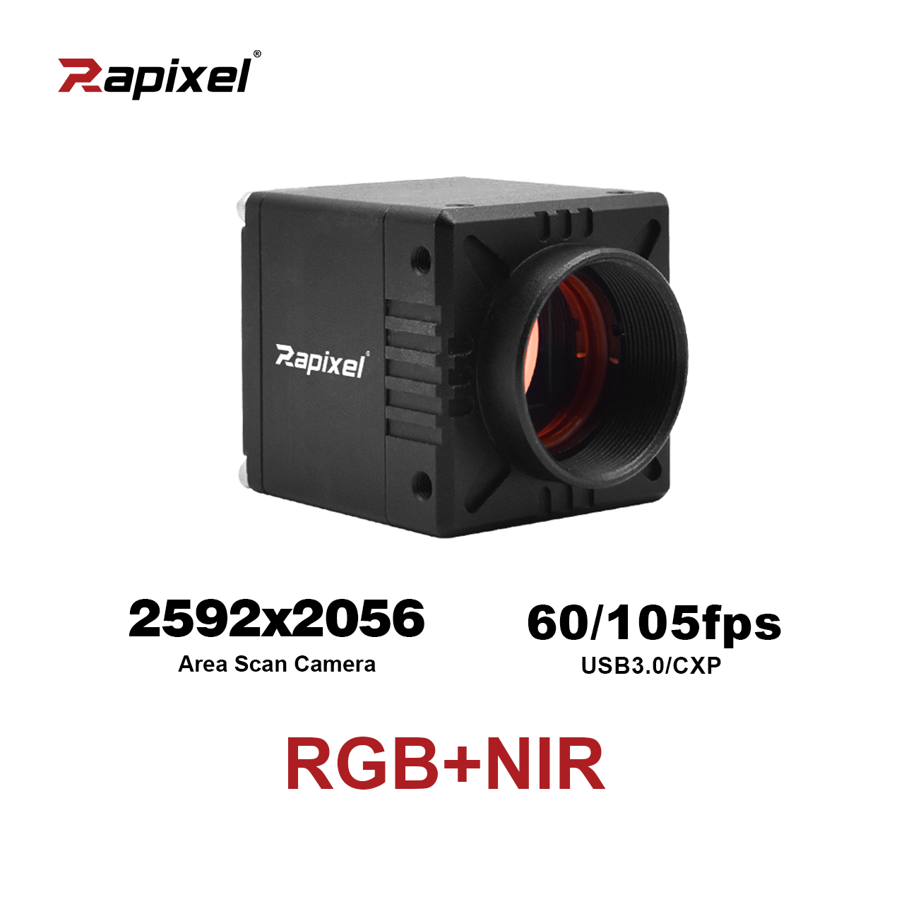 GAL5000 5MP 60fps 105fps 2/3" USB3.0 CXP Multispectral RGB-NIR Camera