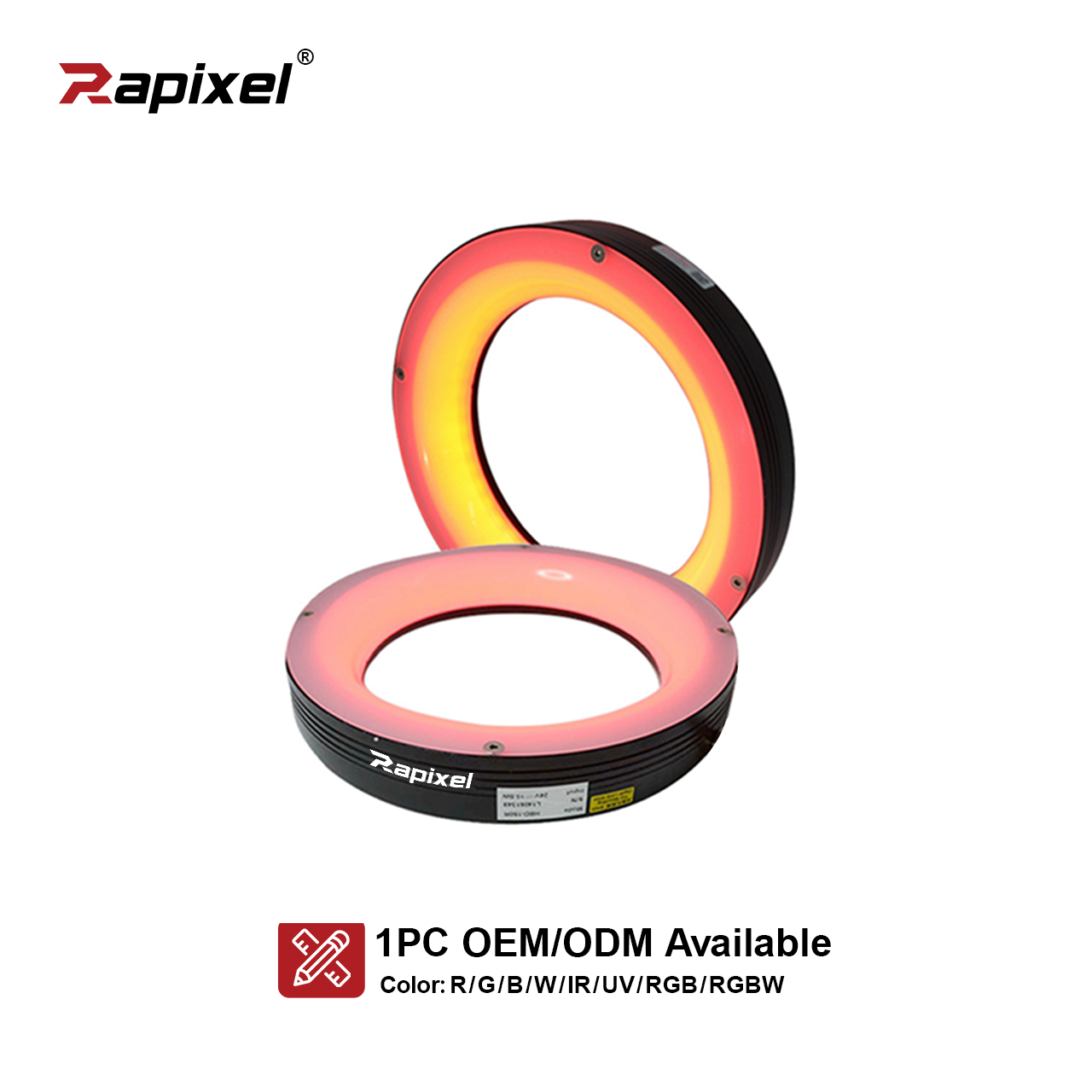 GWR Series High Angle Shadowless Ring Illumination — Uniform High-Luminance LED Light for Surface & Package Inspection