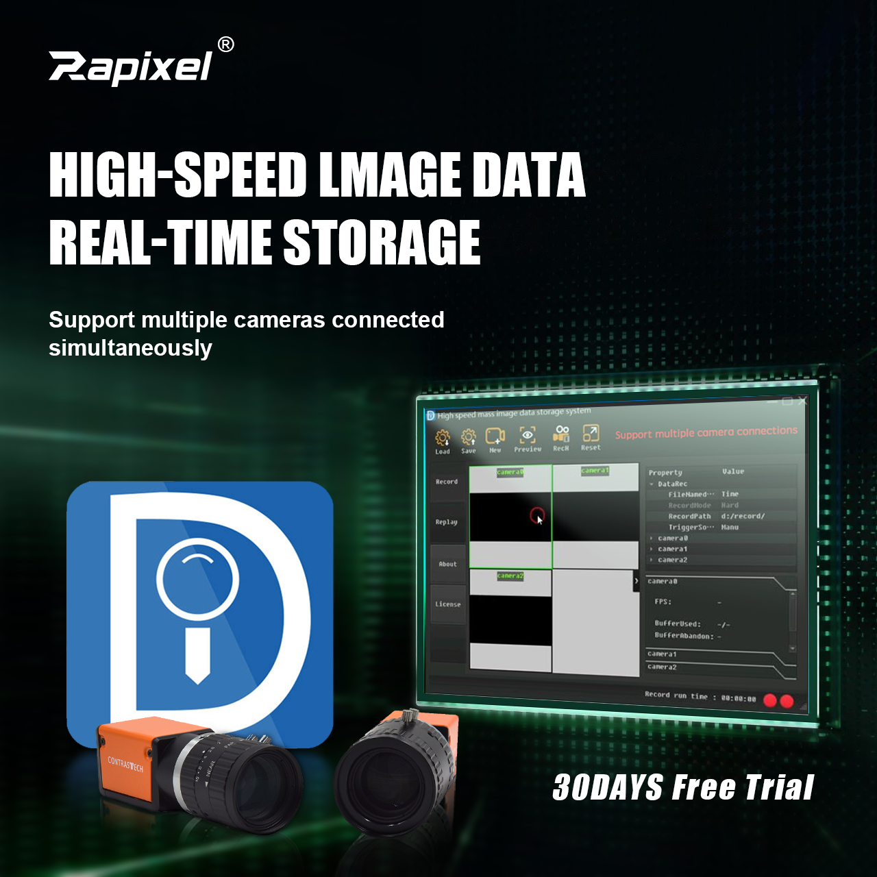 VT-HSS 3000-Pro High Speed Storage Master | Real-Time Image Data Recording