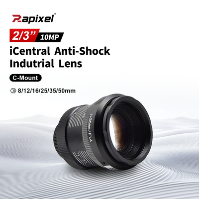 10 Mega Pixels 2/3 " Anti-Shock Industrial Lens