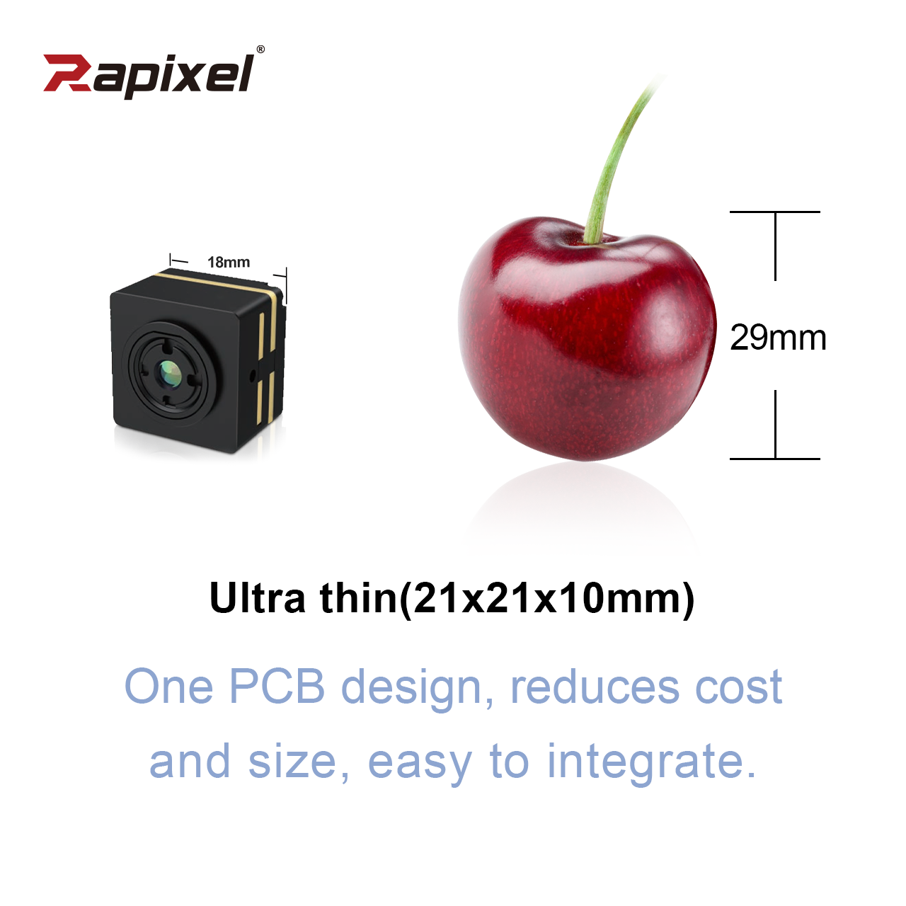 iVaSL256LW 256x192 50Hz 3.9mm Shutterless LWIR UAV Camera Module