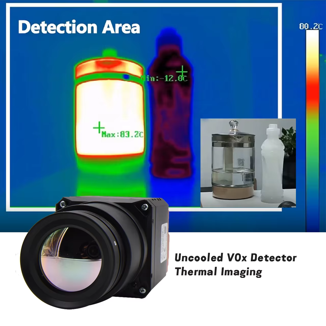 LEO 640x512 50fps 8-14μm Temperature Measurement GigE Industrial LWIR Camera