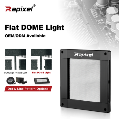 FD Series Flat Dome Light High Brightness Diffused LED Illumination for Machine Vision