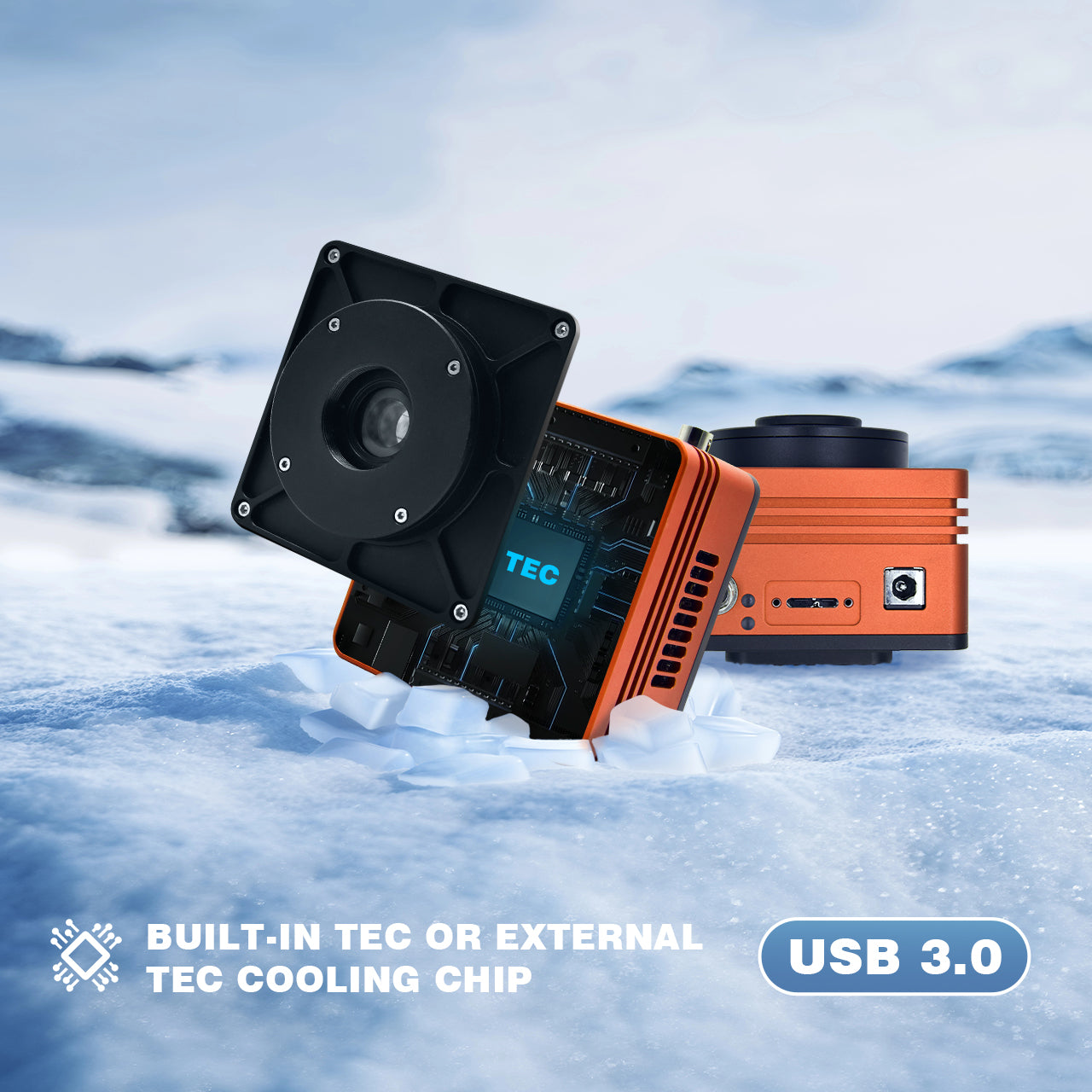 iBoostX 1280x1024 200fps IMX990 Spectral 400-1800nm GigE/USB3.0 TEC-Cooling SWIR Camera