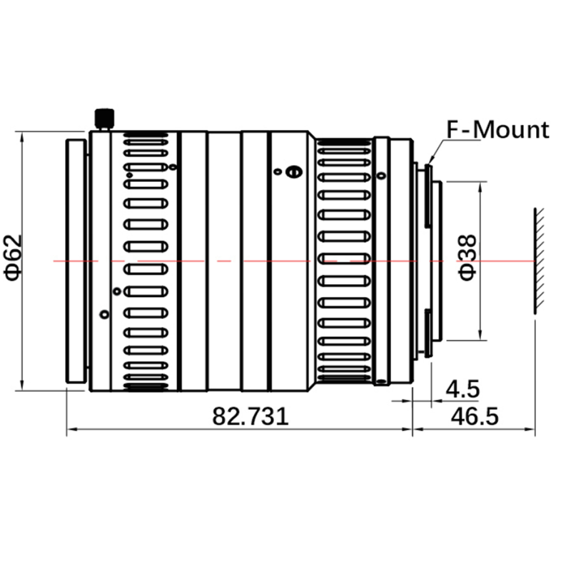 1" 2/3" 8MP 78mm C-Mount UV Lenses