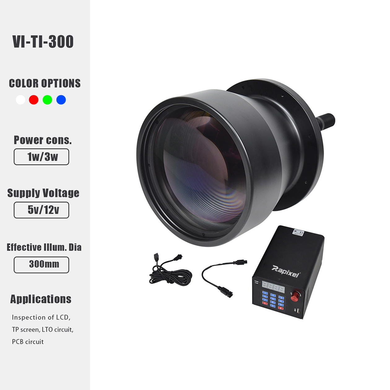 TI Series Telecentric Illumination Light – High-Precision Parallel LED Lighting