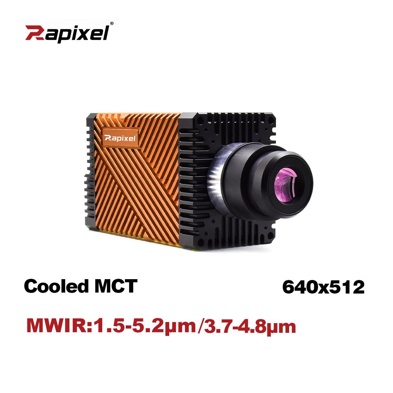 Venus Cooled MCT 640x512 1.5-5.2μm 1-117Hz GigE CameraLink MWIR Camera