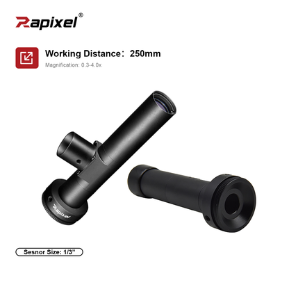 CLW3 SERIES WD 250mm Telecentric Lenses For 1/3" 1/2" Manufacturing Equipment