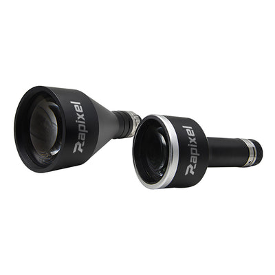 C-Mount telecentric lens integrated with industrial vision camera