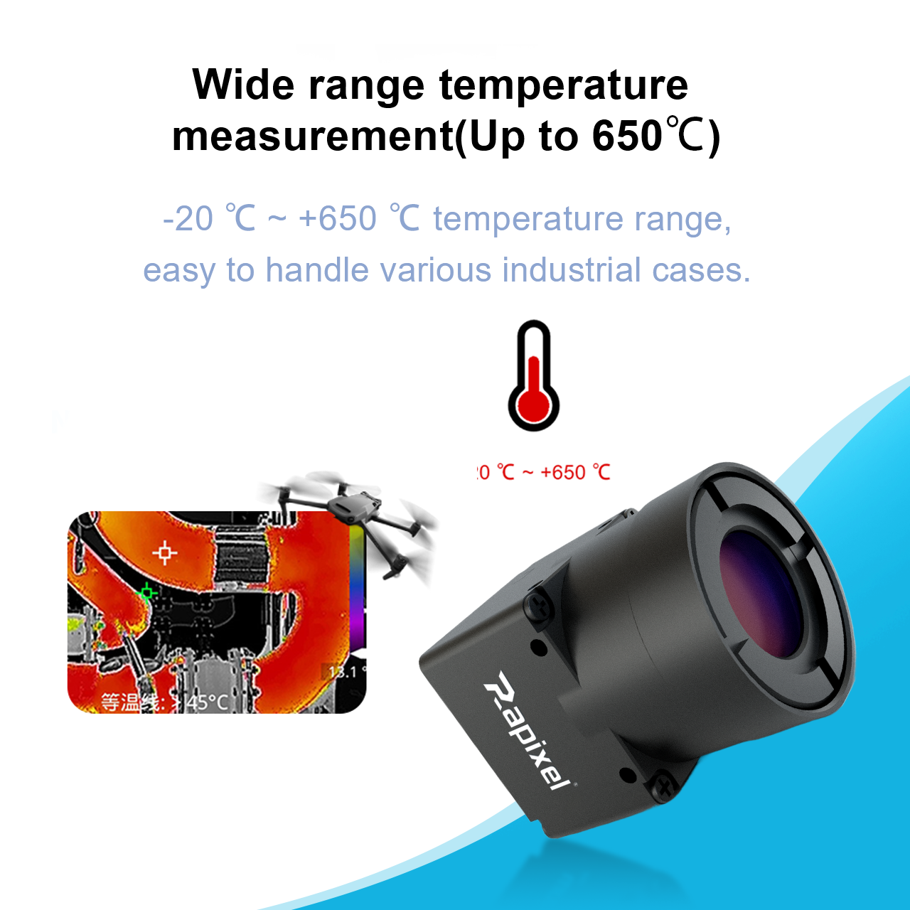 iVaster 384x288 25Hz/50Hz USB2.0 Analog UAV Thermal Camera Module