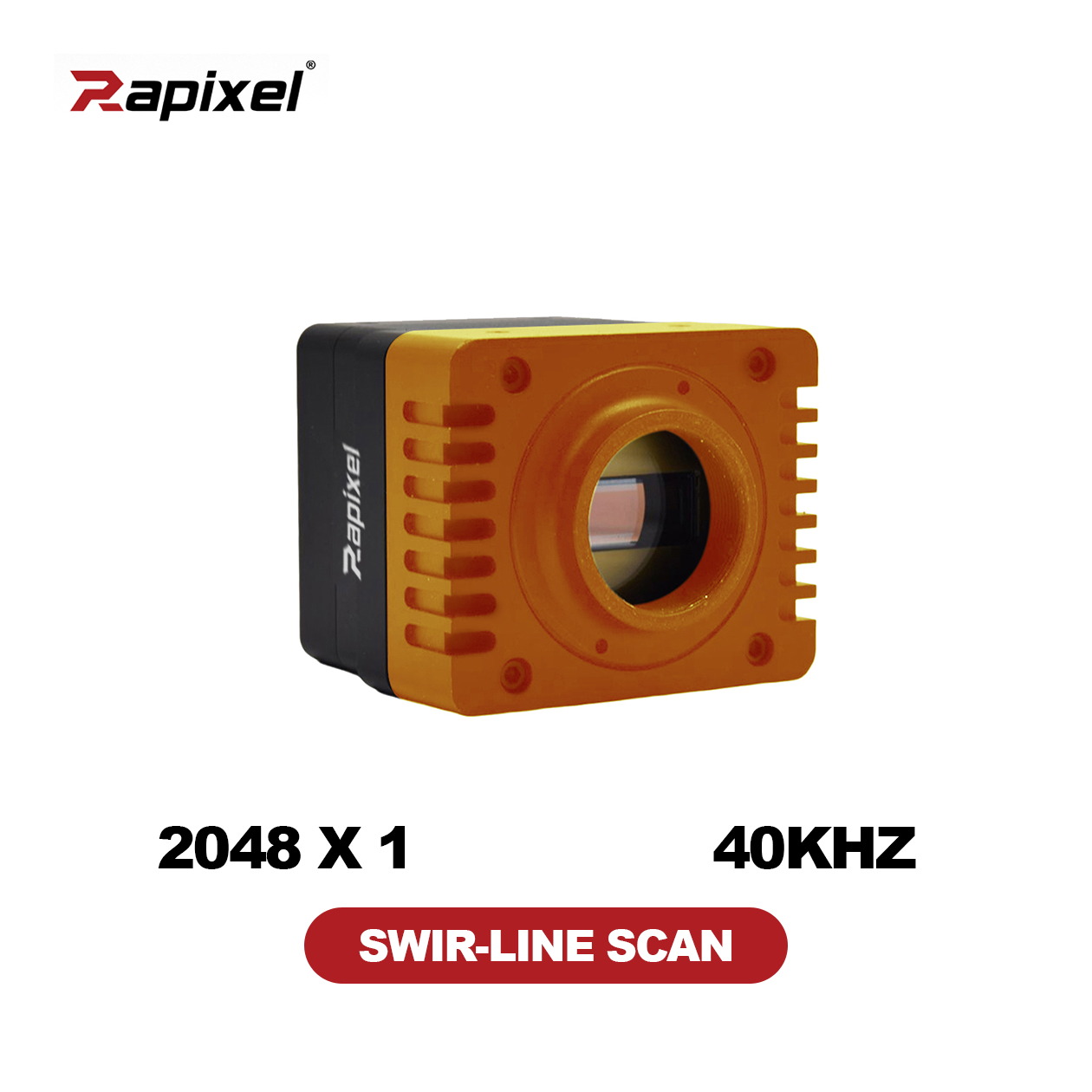 iBoost 2048x1 40kHz SWIR 950-1700nm GigE Line Scan InGaAs Short Wave Infrared Camera