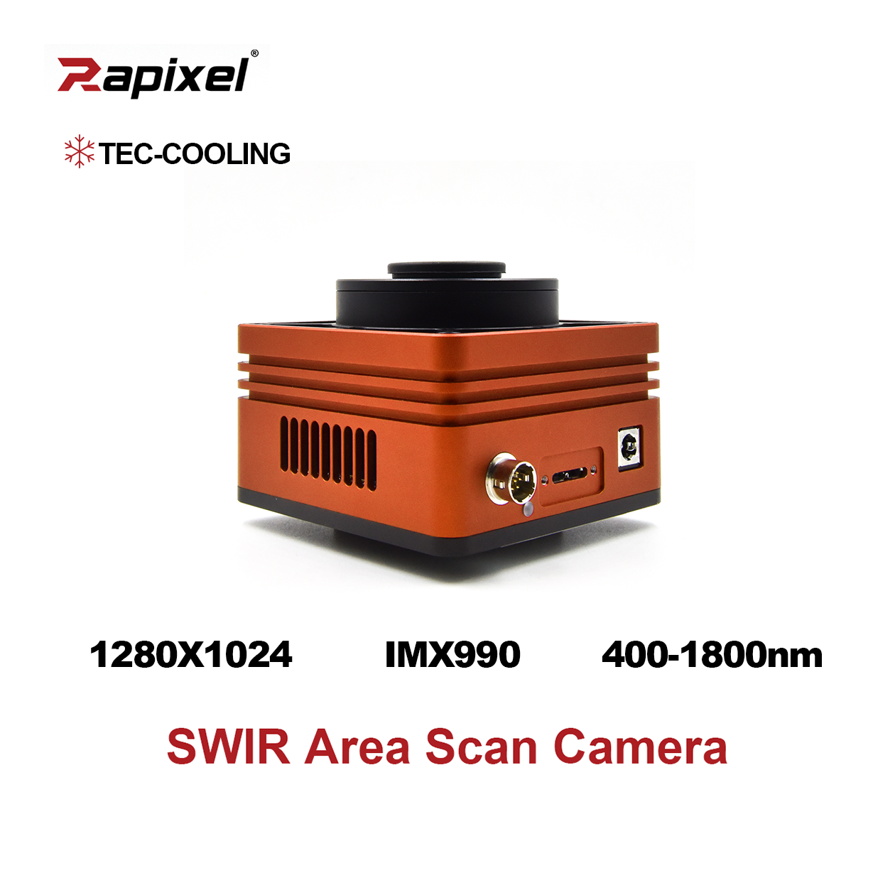 iBoostX 1280x1024 200fps IMX990 Spectral 400-1800nm GigE/USB3.0 TEC-Cooling SWIR Camera