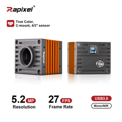 iCap-NU52 5.2MP 27fps True Color Industrial Rolling Shutter Area Scan Camera in Medical