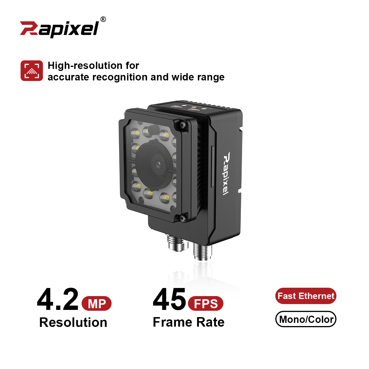 iLOX-C Series Smart Vision Camera — 4.2MP Global Shutter, Motorized Focus, AI Edge Processing