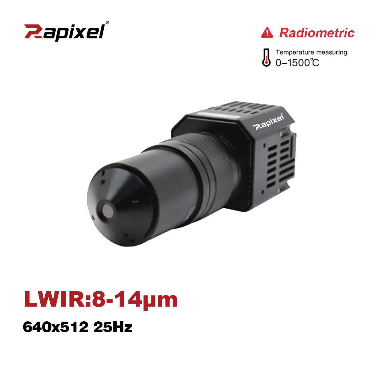 iVa 640x512 25Hz 1500℃ High Temperature Measurement LWIR Thermal Camera Module
