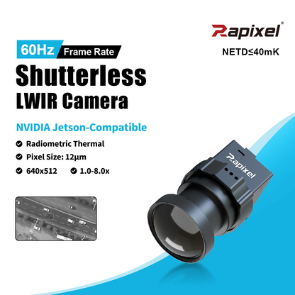 iVaSL 640x512 12μm 60Hz NVIDIA Jetson-Compatible Shutterless Thermal Camera Core