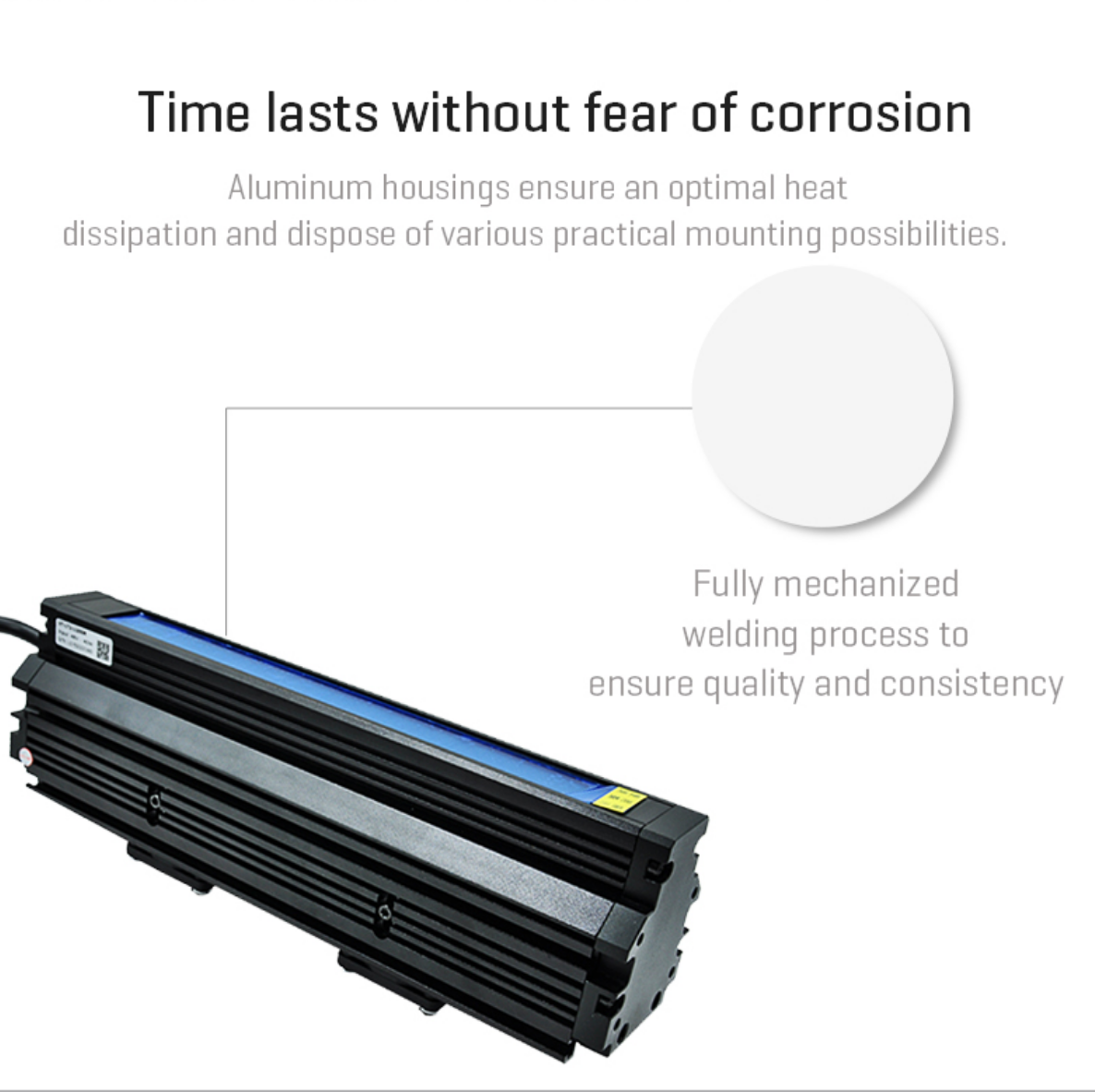 Li Series Line Scan LED Illumination Adjustable Linear Machine Vision Light for PCB, LCD & Packaging Inspection