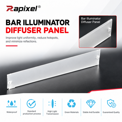 Rapixel machine vision bar light diffusion plate
